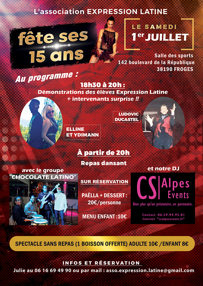 Affiche gala danse