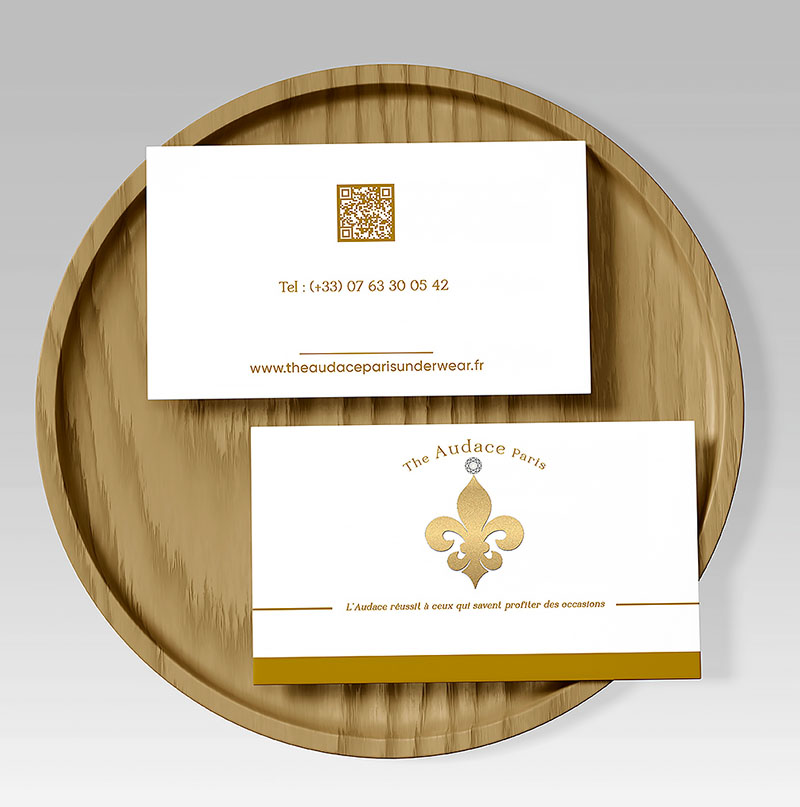 Carte visite Audace Paris