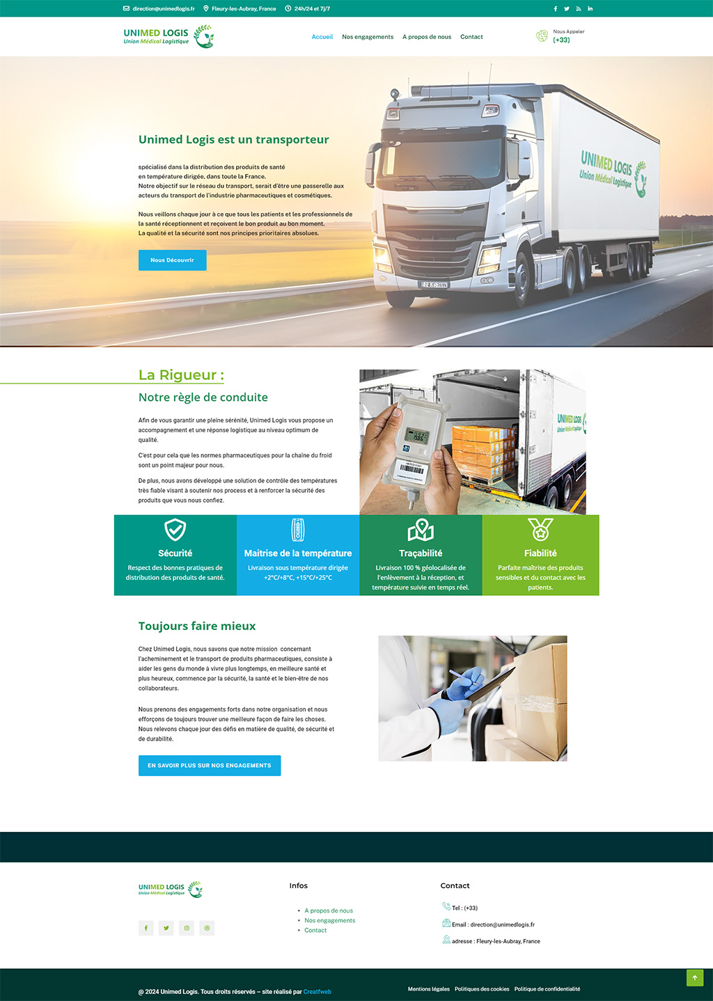 Site web Unimed Logis